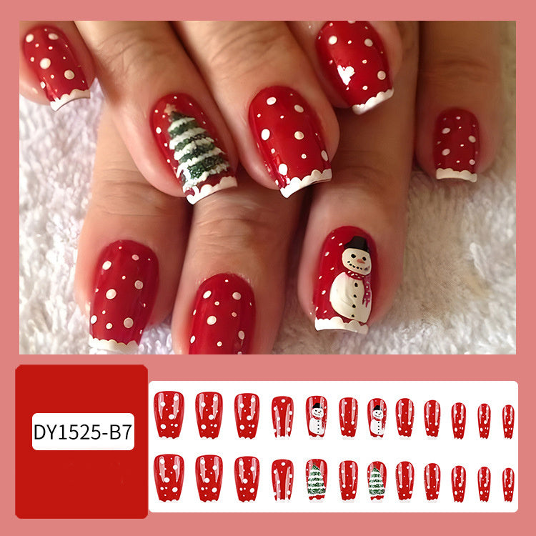 Christmas False Nail Art Stickers (24pcs)