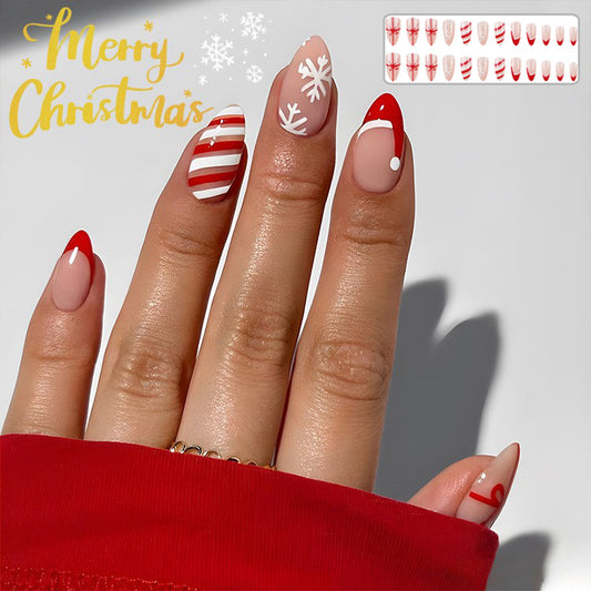 Christmas False Nail Art Stickers (24pcs)