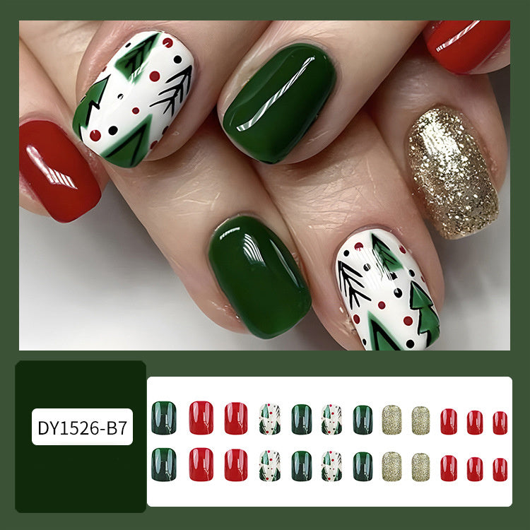 Christmas False Nail Art Stickers (24pcs)