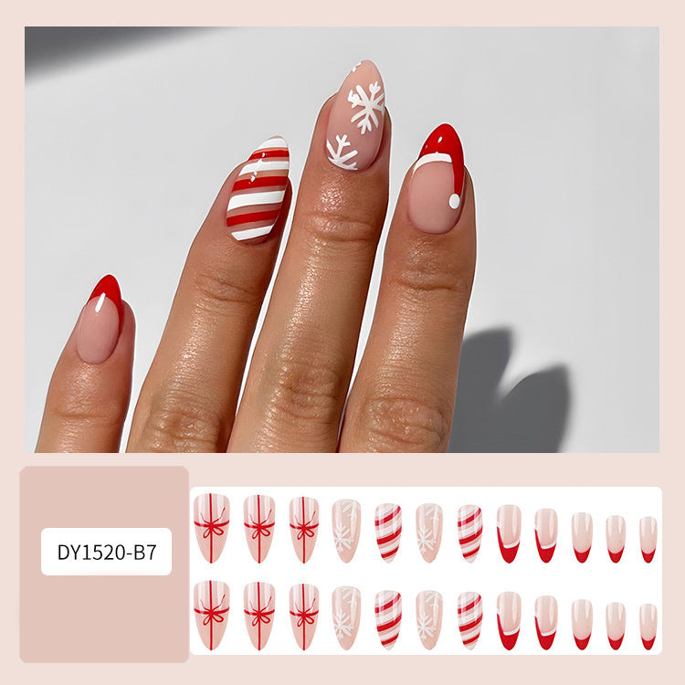 Christmas False Nail Art Stickers (24pcs)