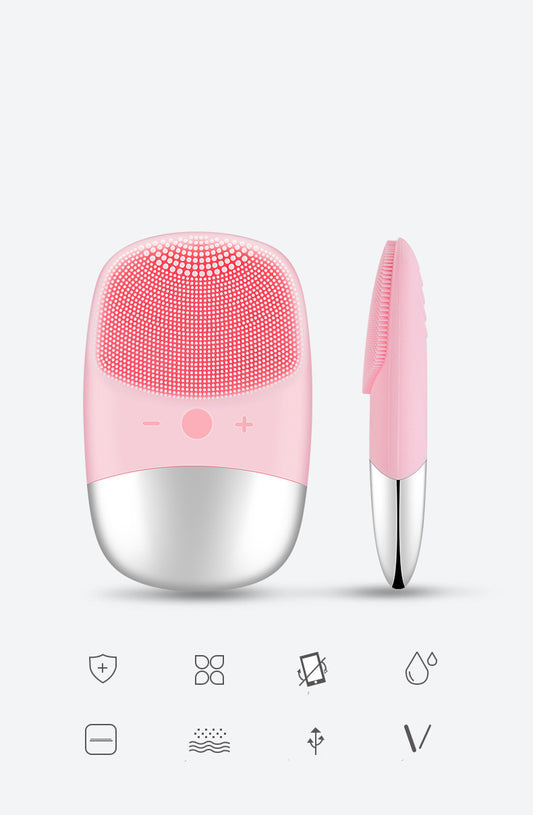 Mini Silicone Electric Face Cleansing Brush