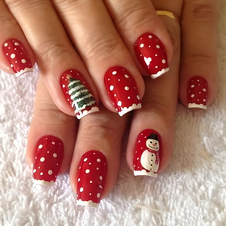 Christmas False Nail Art Stickers (24pcs)