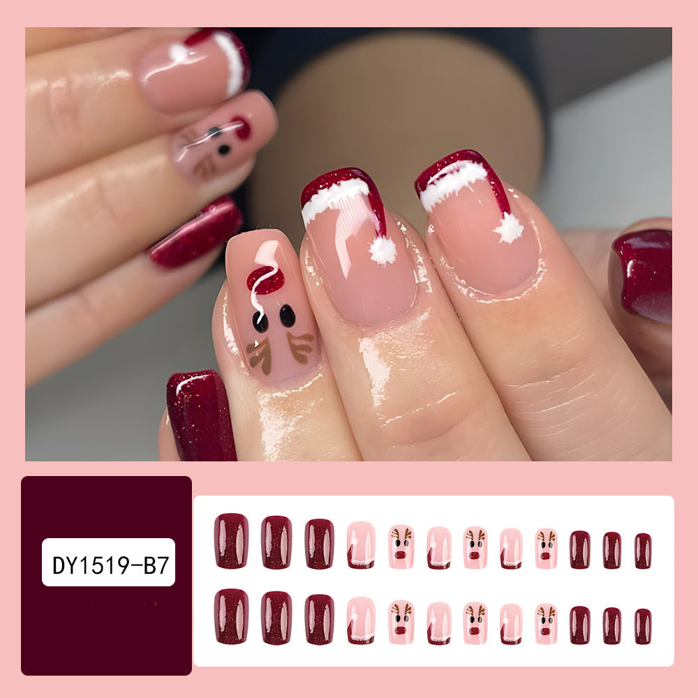 Christmas False Nail Art Stickers (24pcs)